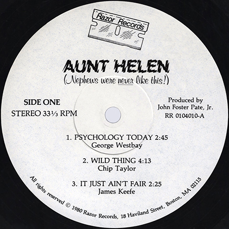 Aunt Helen LP Nephews Were Never Like This white label 1